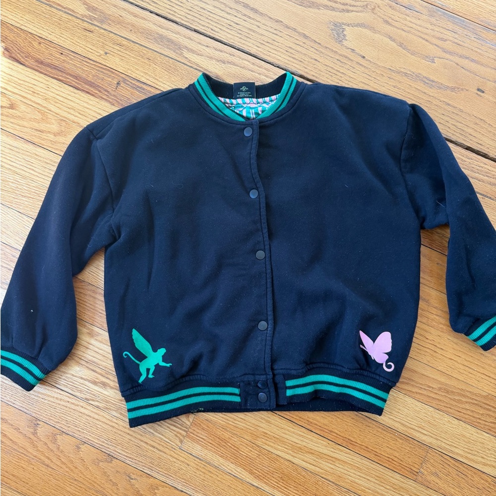 Girls Size XL Wicked Defy Gravity Black Bomber Jacket - Picture 2 of 7